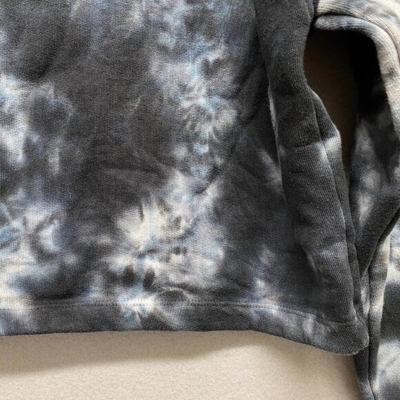 Wasted Paris Hoodie Womens Medium Black Tie Dye Cropped - Picture 11 of 15